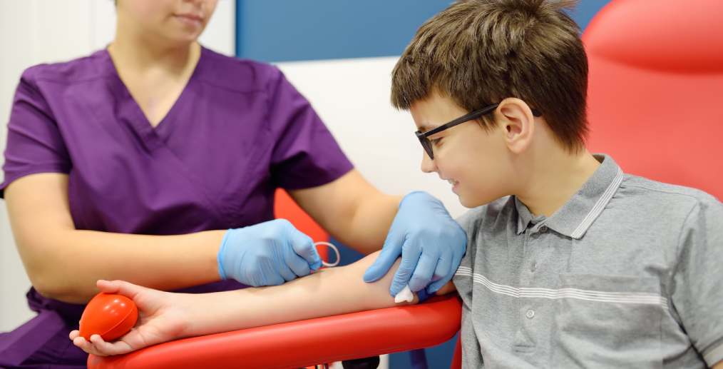 recoltare sange copil