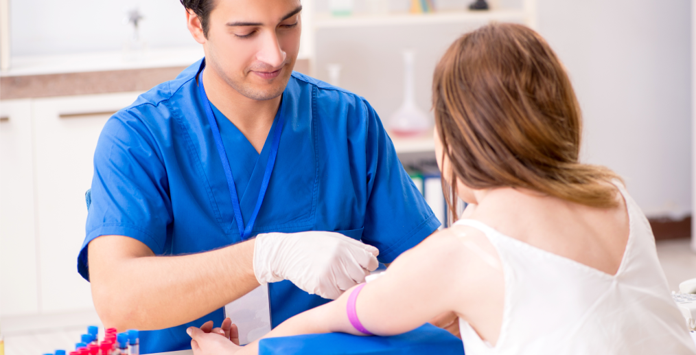 recoltare sange test ror